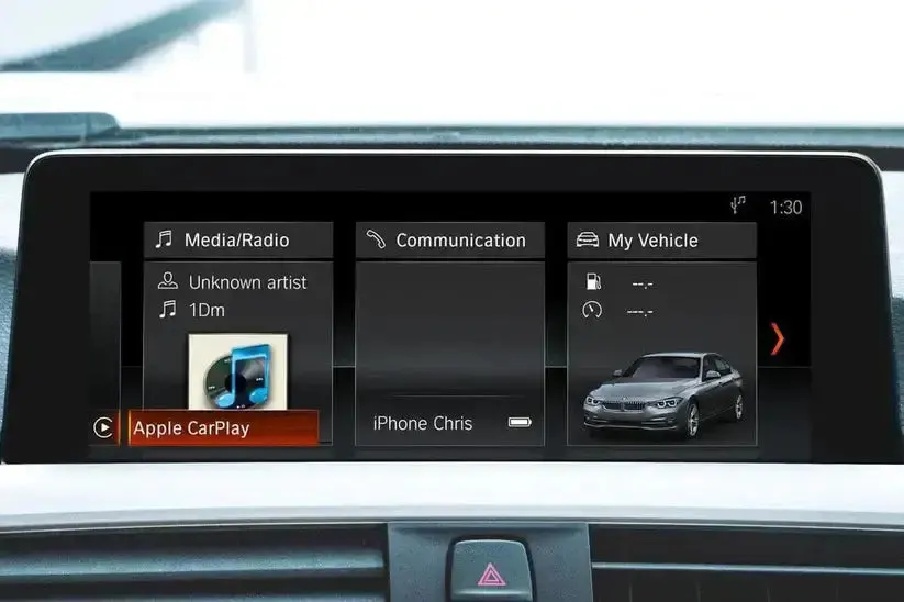 BMW NBT EVO iDrive 4 to iDrive 6 upgrade with Apple CarPlay retrofit for F-series vehicles