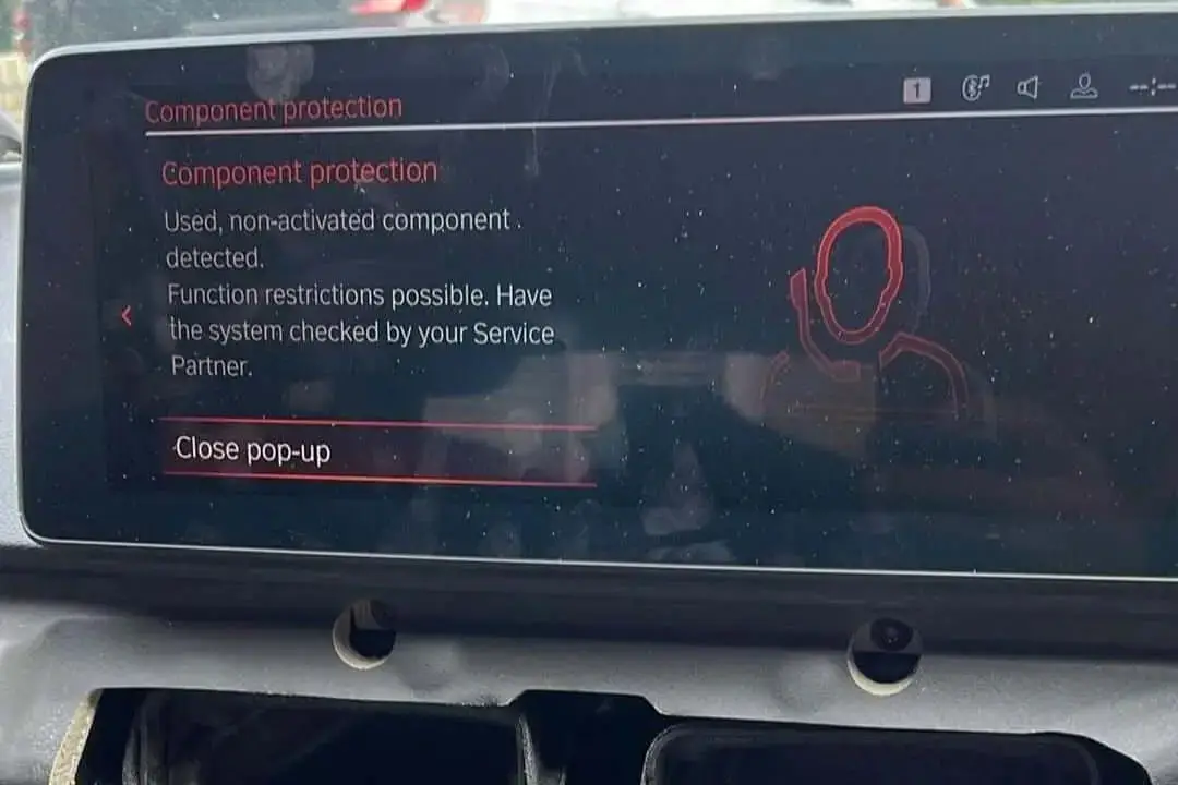 Component Protection active error on ID8 screen before using Remove Component Protection ID7/ID8 service
